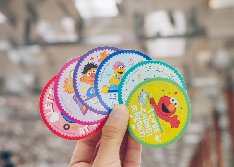 Sesame Street-themed stickers